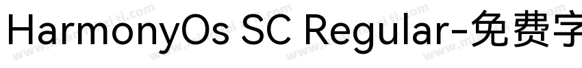 HarmonyOs SC Regular字体转换